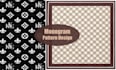 create monogram pattern from your logo
