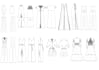 design fashion flat sketches for women, men, kidswer