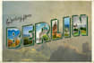 craete retro vintage style postcard design