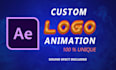 do dynamic logo animation 2d reveal