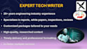 do expert tech writing