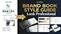 design brand style guide, brand book, and corporate identity