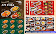 design asian restaurant cafe menu in single or dual language
