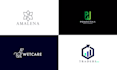 design custom modern minimalist logo and do branding for you