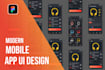 create mobile app UI design using figma