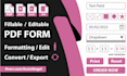 create fillable pdf form or design your pdf form