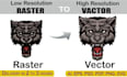 do vector tracing or convert to vector high quickly