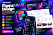 do UI UX website design, landing page, and web design