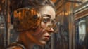 create 4 unique custom ai images with mid journey