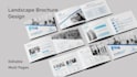 design occupational multi pages a4 bifold square landscape brochure