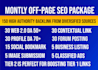 build manual white hat SEO dofollow backlinks package