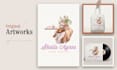 do vintage hand drawn illustration logo design for business