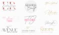 design minimal luxury initial monogram signature logo design