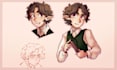 draw a character reference sheet