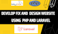 create and edit website using laravel php html bootstrap mysql