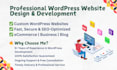 create a professional and responsive wordpress website