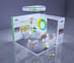 make 3d exhibition stand, stall, booth, kiosk designs render