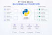 automate any web related manual task using python backend