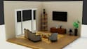 make realistic low poly 3d environments