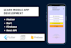 teach you fluter, dart, apis, and firebase