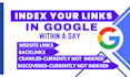 do backlinks indexing and website index in google within 24 hours