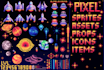 draw pixel items, props, icons, avatars, characters