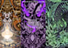 draw a detailed dark art rock gothic illustration