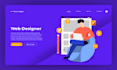 be frontend website developer in html css bootstrap and js