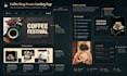 a responsive landing page with HTML CSS and javascript