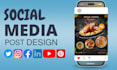 design attractive social media post, in canva