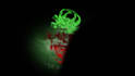 make scary glitch logo reveal intro