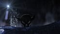 make scary stormy ocean lighthouse logo reveal intro