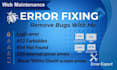 website maintenance bug fixes using PHP, HTML and javascript