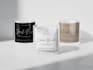 do label and box design for candle, perfume, skincare