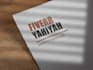 do realistic interior branding logo mockup