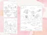 draw digital coloring book pages for children
