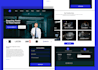 create website and landing page UX UI design