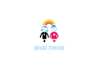 design improving over time kids clothing logo