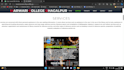 create a modern html,css and java script website design