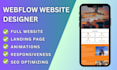 redesign webflow site, fix webflow, webflow animation, customize webflow