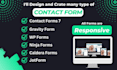 create a wp contact form and multi step form for your wordpress website