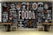create a custom coffee typography wall art