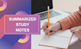 prepare summarized study notes from text book