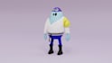 create 3d characters and fix broken mesh