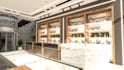 do retail store,restaurant interior design,3d rendering