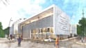 provide exterior, interior 3d rendering with sketch effect