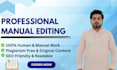 manually paraphrase, proofread, and rewrite your content