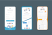 do clean,and modern ui mobile ux admin panel website design,landing page ui