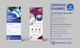 design pull up, signage, billboard or roll up banner