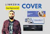 design your linkedin business page and background cover